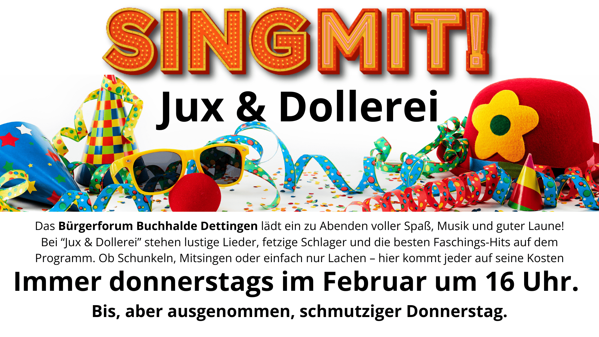 Sing mit - Jux & Dollerei